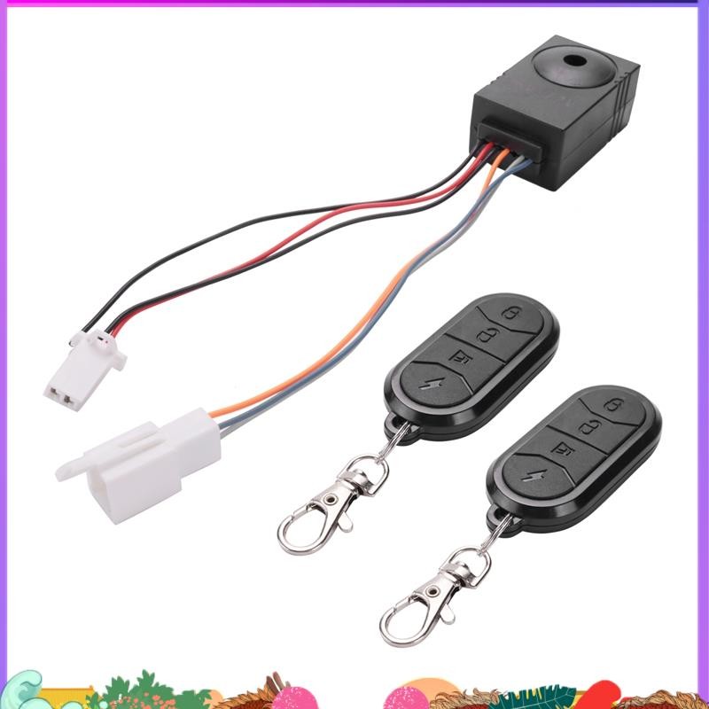 Super Ebike Alarm System รีโมทคอนโทรลคู่ 36V 48V 60V 72V อุปกรณ์ปลุก Universal กันน้ําจักรยานไฟฟ้าเปลี่ยน
