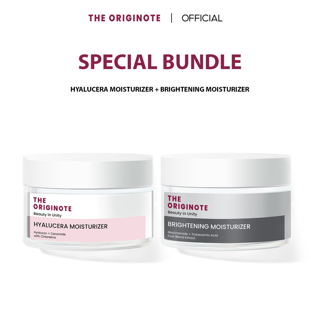 [แท้ ส่งไว เซตคู่] The Originote Brightening Moisurizer + Hyalucera moisturizer 50 g
