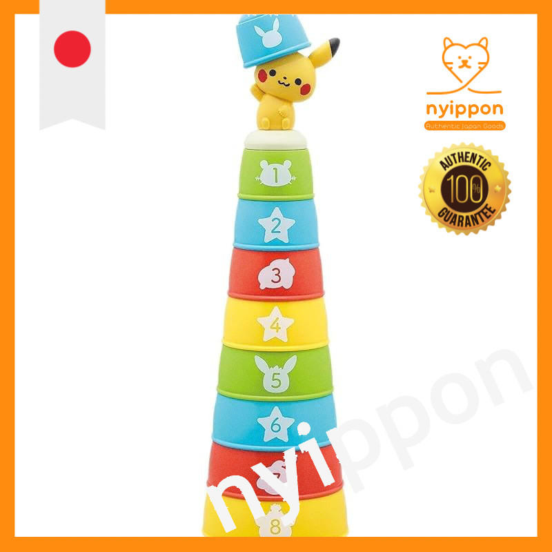 Toy Royal Monpoke Cup Stack (Cup Play / Educational Toy) Baby Toy Cup Tower Stacking Pokémon