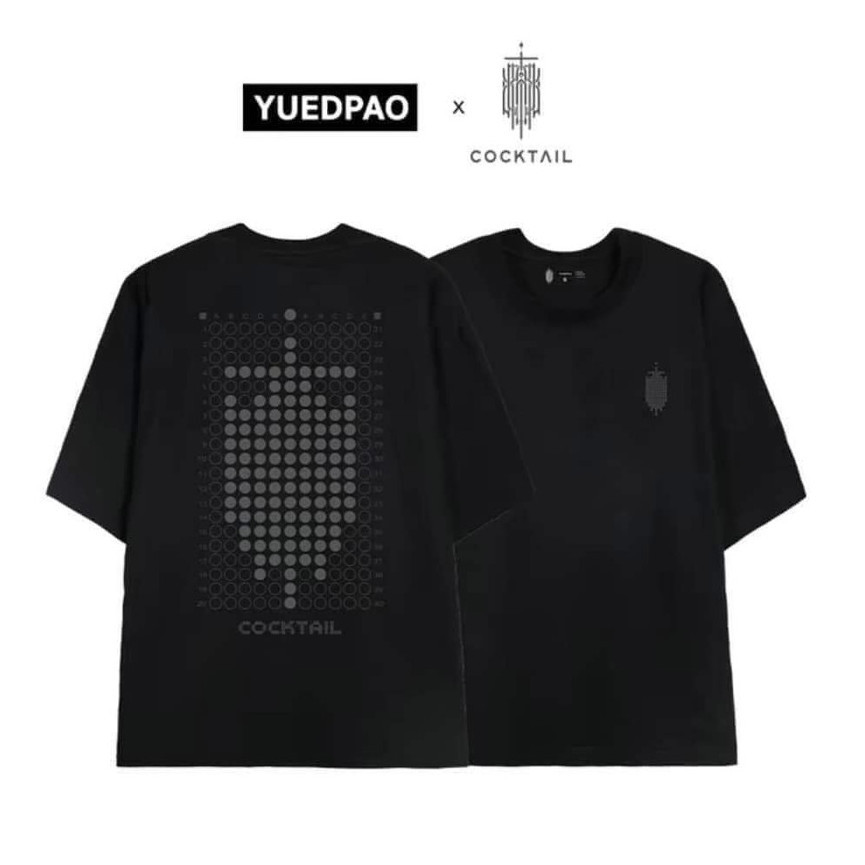 🔥พร้อมส่ง🔥 เสื้อยืดพิมพ์ลาย Yuedpao x Cocktail T-shirt ผ้านุ่ม ใส่สบาย เสื้อยืดพิมพ์ลาย ใส่ได้ทั้งชายและหญิง#03