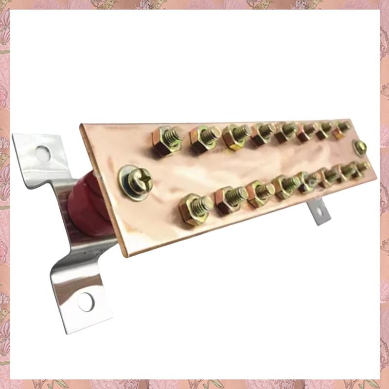 [h3w732xnj.ph] 5x50x300 มม. ทองแดงดีบุก Grounding Busbar Equiption แบตเตอรี่ Link Bar Ground Bus