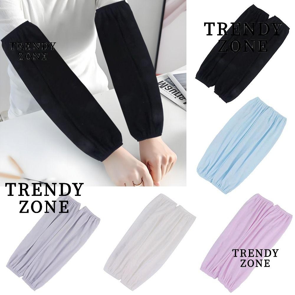 TRENDYZONE ปลอกแขน, Breathable Sun Protection ฤดูร้อน Cooling Arm Cover, Anti Dirt Sunscreen UV Protection แขนป้องกันแรงงานผู้ชายผู้หญิงกีฬาบาสเกตบอลวิ่ง