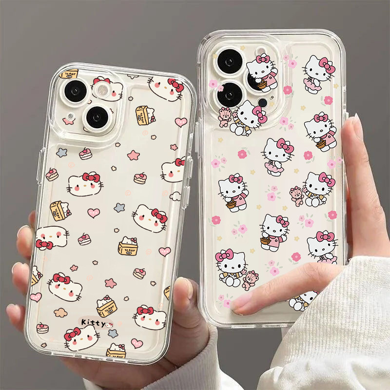 SAMSUNG SANRIO สําหรับSamsung Galaxy S24 S23 FE S25 S24 S23 Ultra Plus A56 5Gกรณีน่ารักSanrio Hello 
