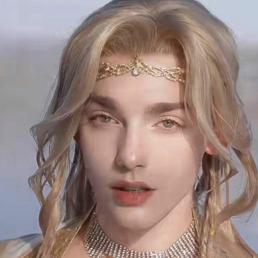 ใหม่ยุโรปและอเมริกา Elf King Golden สําหรับชายมงกุฎรูปร่างขนาดใหญ่รอบเพชรฝัง Crown อุปกรณ์เสริมประณีตสําหรับผู้หญิง