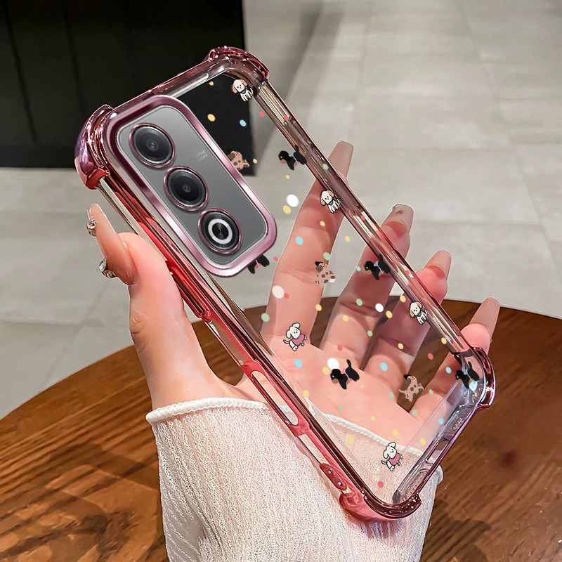 เคสสําหรับ OPPO A3 PRO เคสโทรศัพท์ TPU 2025 กันกระแทกการออกแบบใหม่สุนัขน่ารัก softCase SZ14