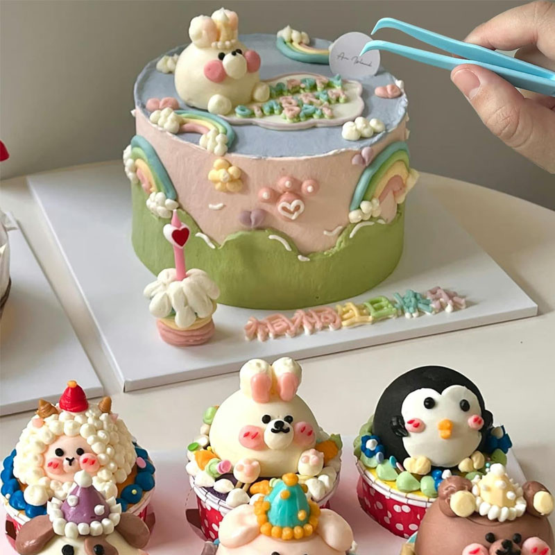 1ชิ้นแหนบพลาสติกแม่นยําขนตาปลอมเสริมเครื่องมือความปลอดภัยค รูปที่ 7
