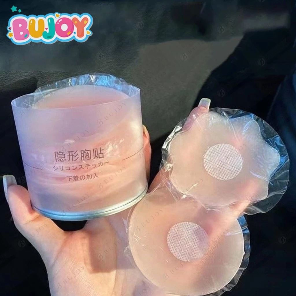 BLIVO ซิลิโคนปิดจุก เนื้อนิ่ม ติดแน่น เนียนกับผิว กันน้ำ กันเหงื่อ กาวเหนียว ใช้ซ้ำได้