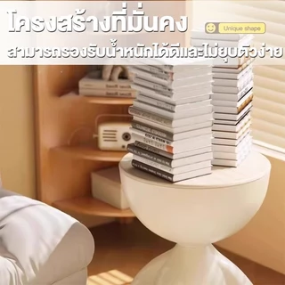 （ซื้อ 1 แถม 1）โต๊ะกาแฟ โต๊ะข้างเตียงที่เรียบง่าย การออกแบบที่สร้างสรรค์ ชั้นตกแต่งห้องนั่งเล่น Side Table