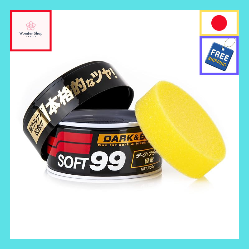 SOFT99 Wax New Soft99 Dark & Black 300g – For Protecting and Enhancing the Shine of Automotive Paint