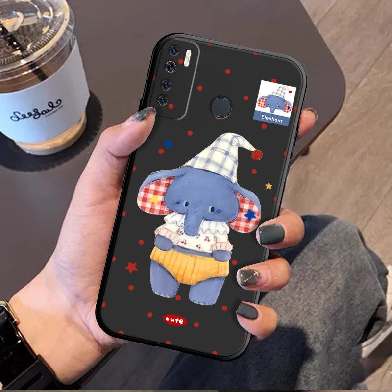 เคสสําหรับ INFINIX X655 CAMON 15 SPARK 5 KE5 CD7 CUTE elephant series Soft TPU PHONE CASE