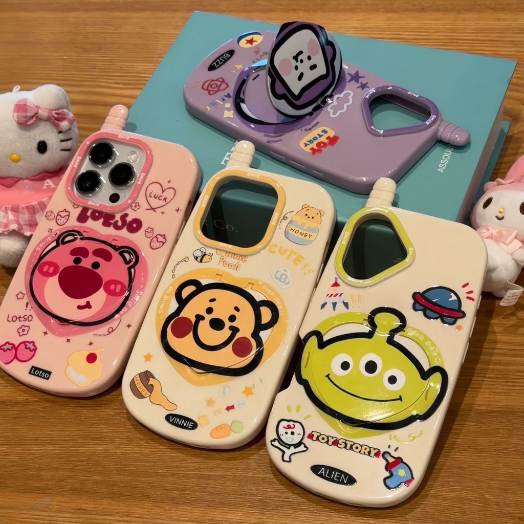 อะนิเมะบิ๊กบราเดอร์เคสโทรศัพท์สร้างสรรค์เหมาะสําหรับ ไอโฟน16โปรแม็กซ์ กระจกผู้ถือแอปเปิ้ล15เคสป้องกัน14