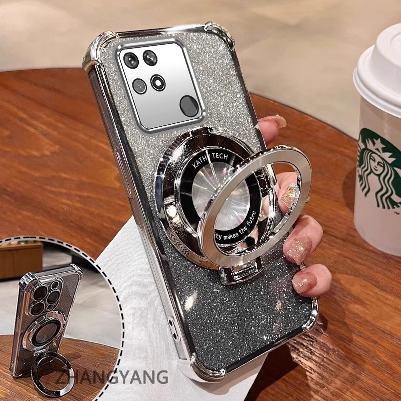 สําหรับ redmi 10C Clear Case หนาฝาครอบชุบซิลิโคน ShockProof เคสโทรศัพท์ CCCCA10 ราคา ถูกที่สุด ดีลบีเคเค แกลเลอรีภาพที่ 6