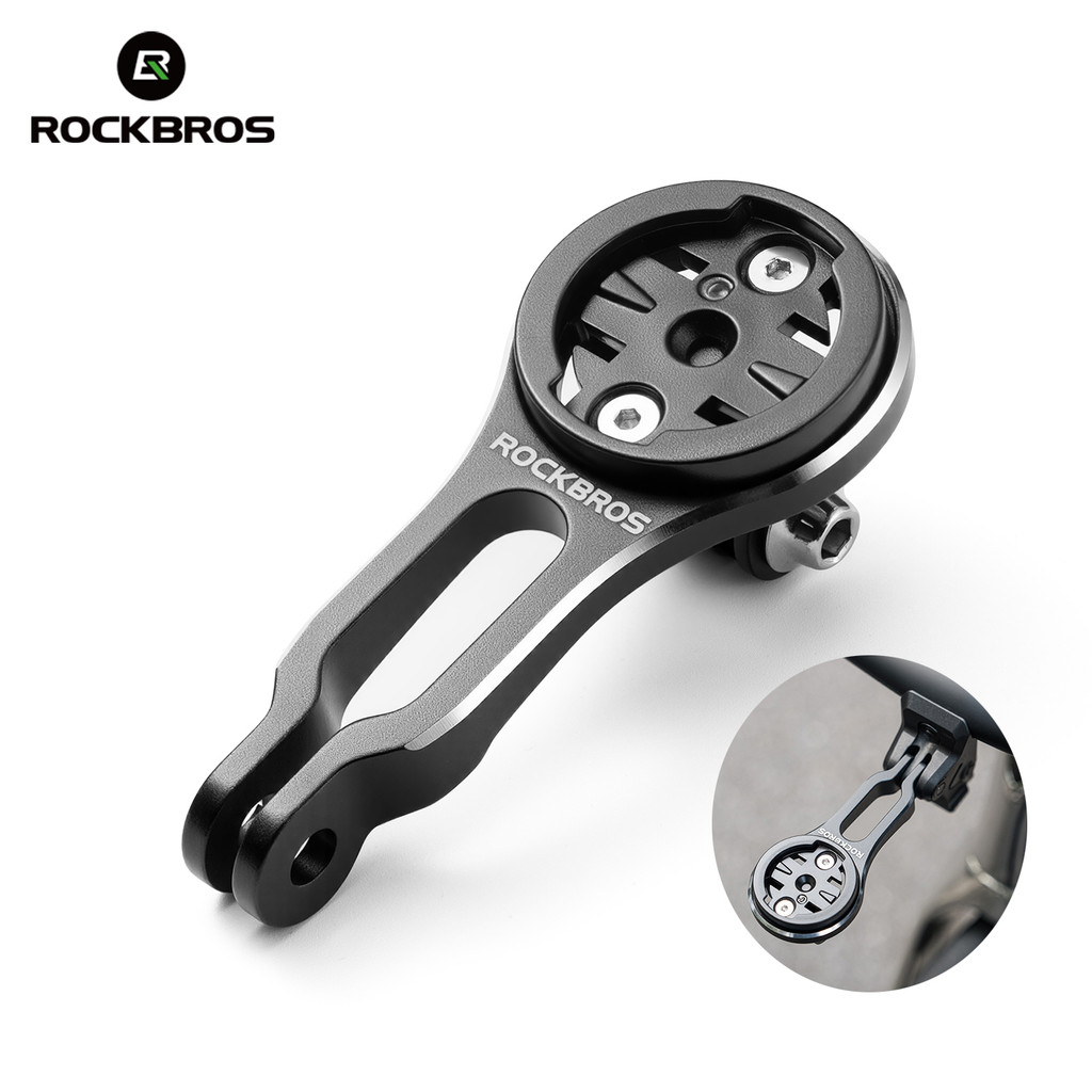 【TH Delivery】ROCKBROSจักรยานคอมพิวเตอร์เมาอลูมิเนียมอัลลอยด์จักรยานแสงฐานรถพ่วงจับยึดอุปกรณ์จักรยาน