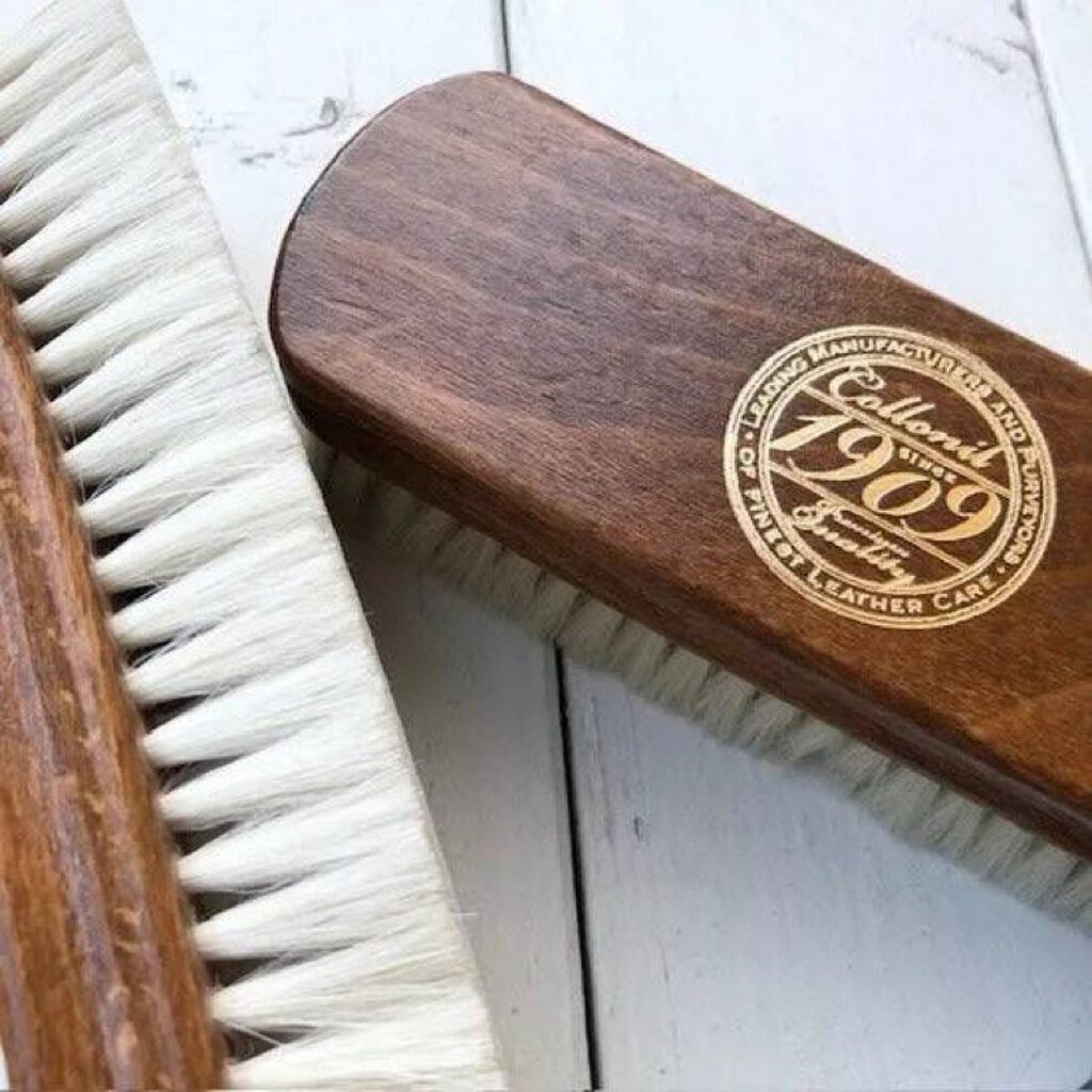 COLLONIL 1909 Fine Polishing Brush แปรงขนแพะใช้ทำความสะอาดหนังพรีเมียม