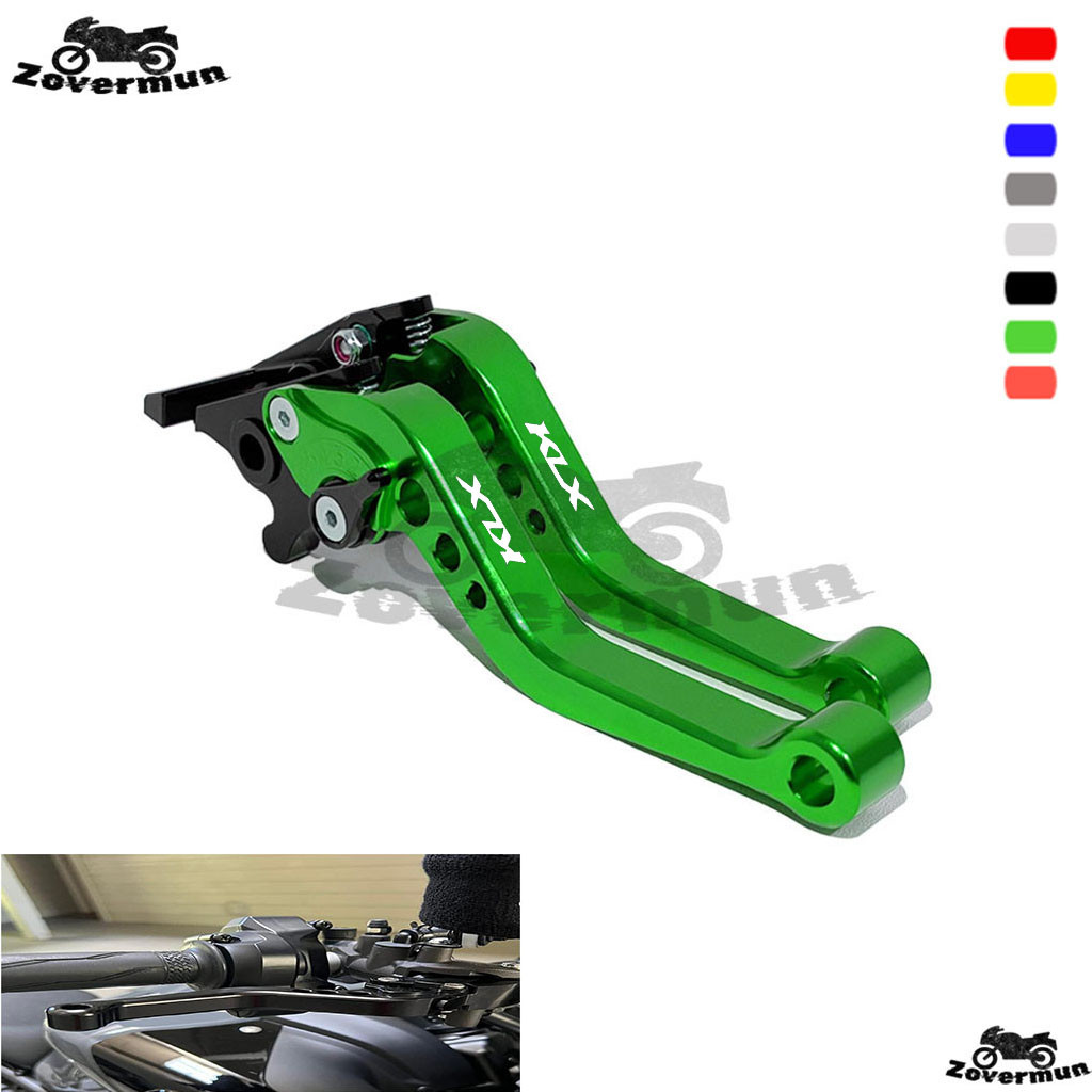 สำหรับ Kawasaki KLX 125/150/230/250/300 Klx150S 150L 150BF อุปกรณ์เสริมมอเตอร์ไซค์ คันคลัตช์ CNC อลูมิเนียม ปรับได้ 6 ระดับ Plug and Play