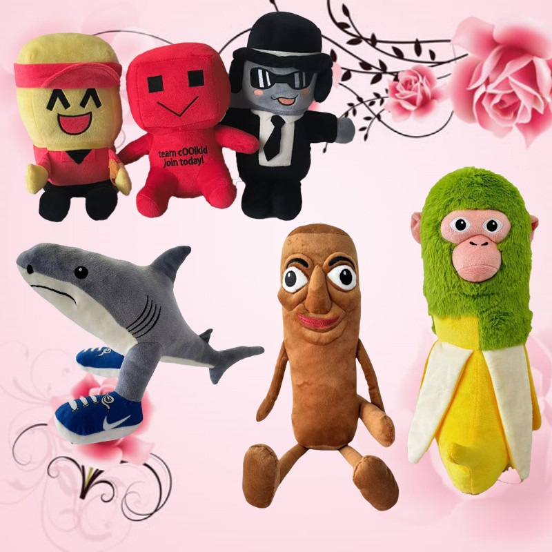 FST✨ในสต็อก✨Tung Tung Tung Sahur ของเล่นตุ๊กตาเกมกล้วยลิง Forsaken C00lkidd ตุ๊กตาตุ๊กตา Chance Fors