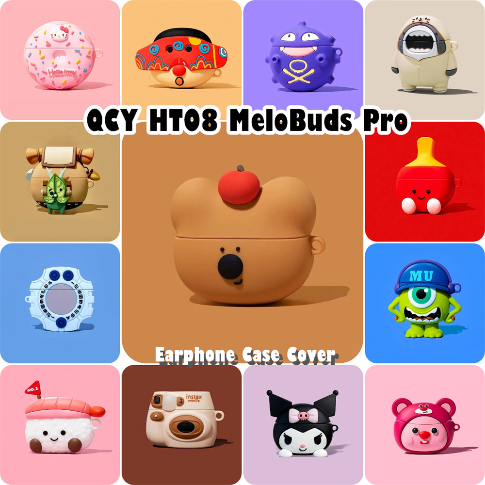 imamura สําหรับ QCY HT08 MeloBuds Pro Case Casing Soft Silicone Headphone Case Creative Cartoon NO.2