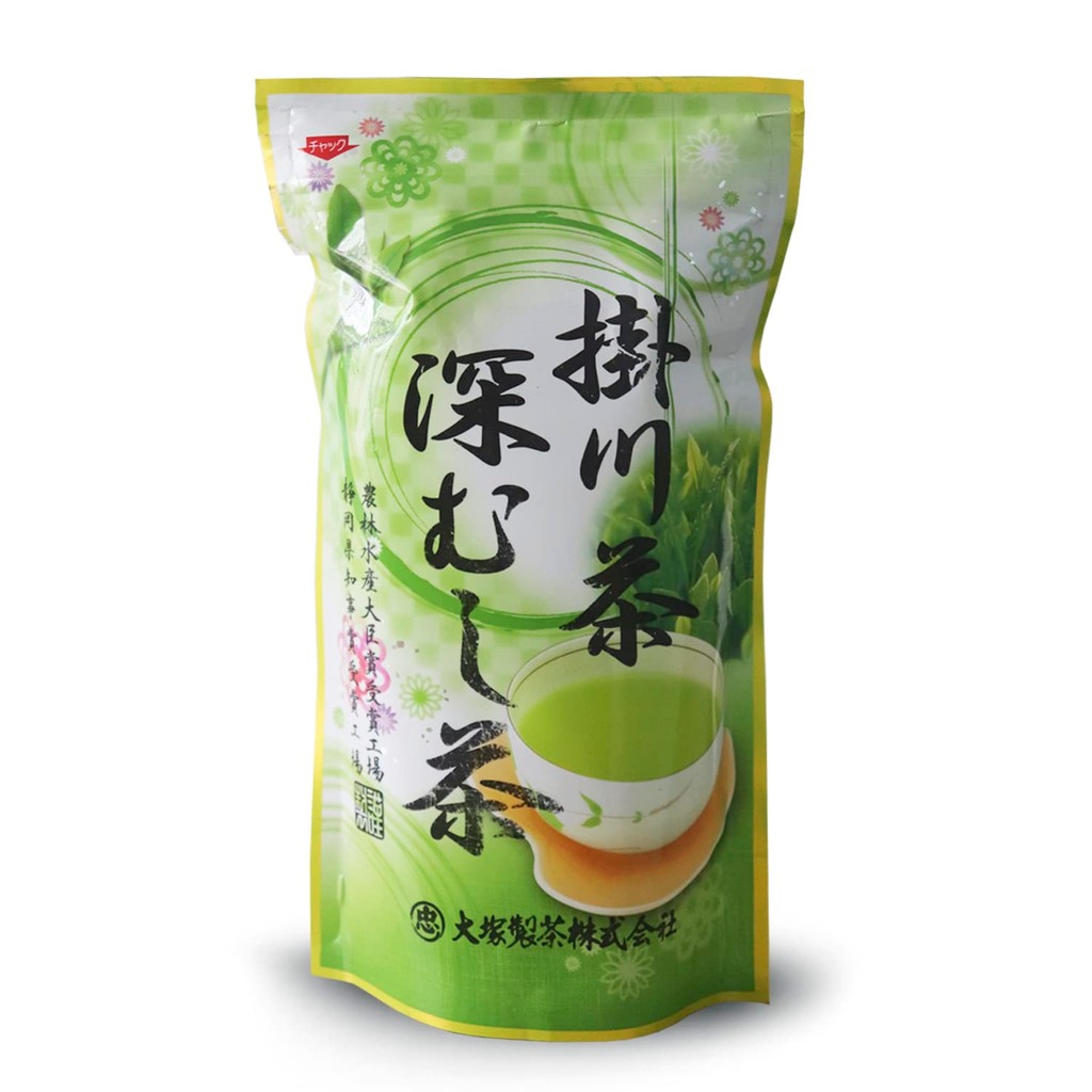 Otsuka Green Tea Co Otsuka Tea Kakegawa tea, deep steamed tea 300g ชาเขียวคากะวะ ชาดำแบบนึ่งลึก 300 