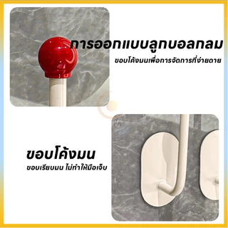 ตะขอแขวน ยึดติดแน่น อเนกประสงค์ ตะขอแบบติดผนัง ที่แขวนกระเป๋า กุญแจ สำหรับติดผนัง