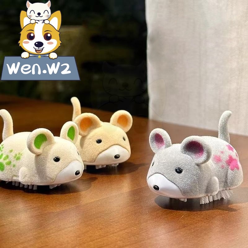 wen.W2 ของเล่นแมว หนูไฟฟ้าขนนุ่ม เล่นเองได้ เกมพลังงานสุดสนุก
