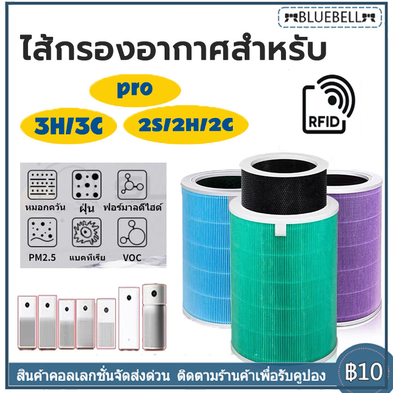 [COD] ตัวกรองอากาศ RFID สำหรับ Xiaomi 2S 2H 3H Pro 2C 3C / 4 Lite / 4 ขนาดกะทัดรัด