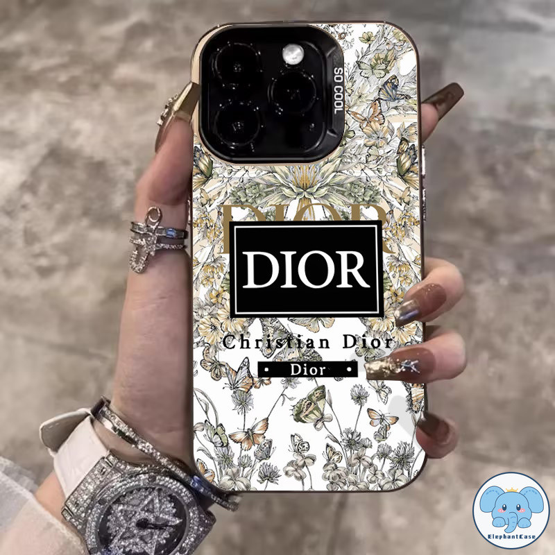 แบรนด์แฟชั่นผีเสื้อวินเทจเคส OPPO A16 A18 A17 A38 A58 A77s A7 A12 A5s A76 A31 A16s A57 A77 A78 A3s A17K A74 A55 A54