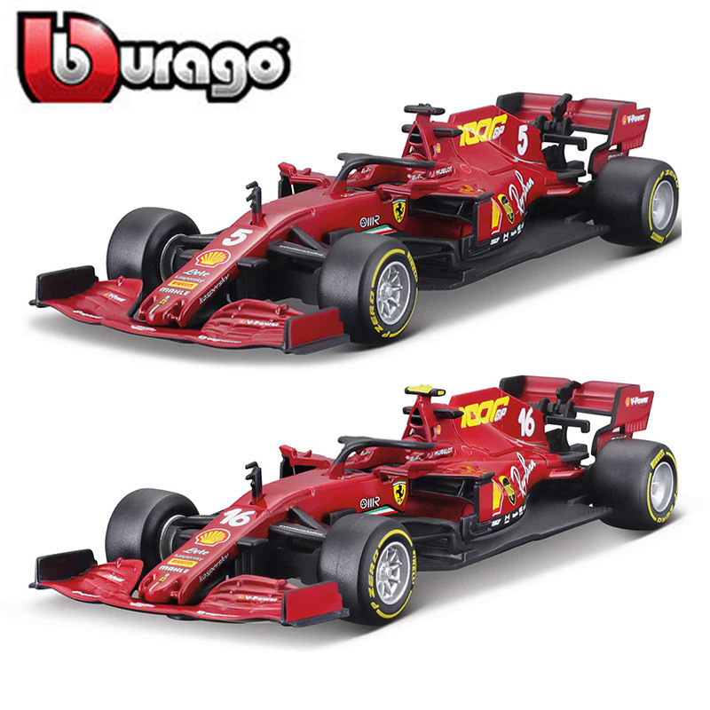 Bburago 1:43 Ferrari 2020 SF1000 #16 #5 SF90 SF71H SF16H #7 F1 Racing Formula Car Static Simulation 