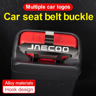 1/2pcs jaecoo เข็มขัดนิรภัยรถยนต์ Extender Chery jaecoo J7 J8 สังกะสีอัลลอยด์เข็มขัดนิรภัยท่อไอเสียอุปกรณ์เสริม