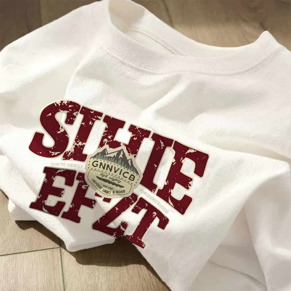 【ส่งจากไทย】เสื้อแขนสั้น ทรงสลิมฟิต สวมใส่สบาย Sweet Oversizes
