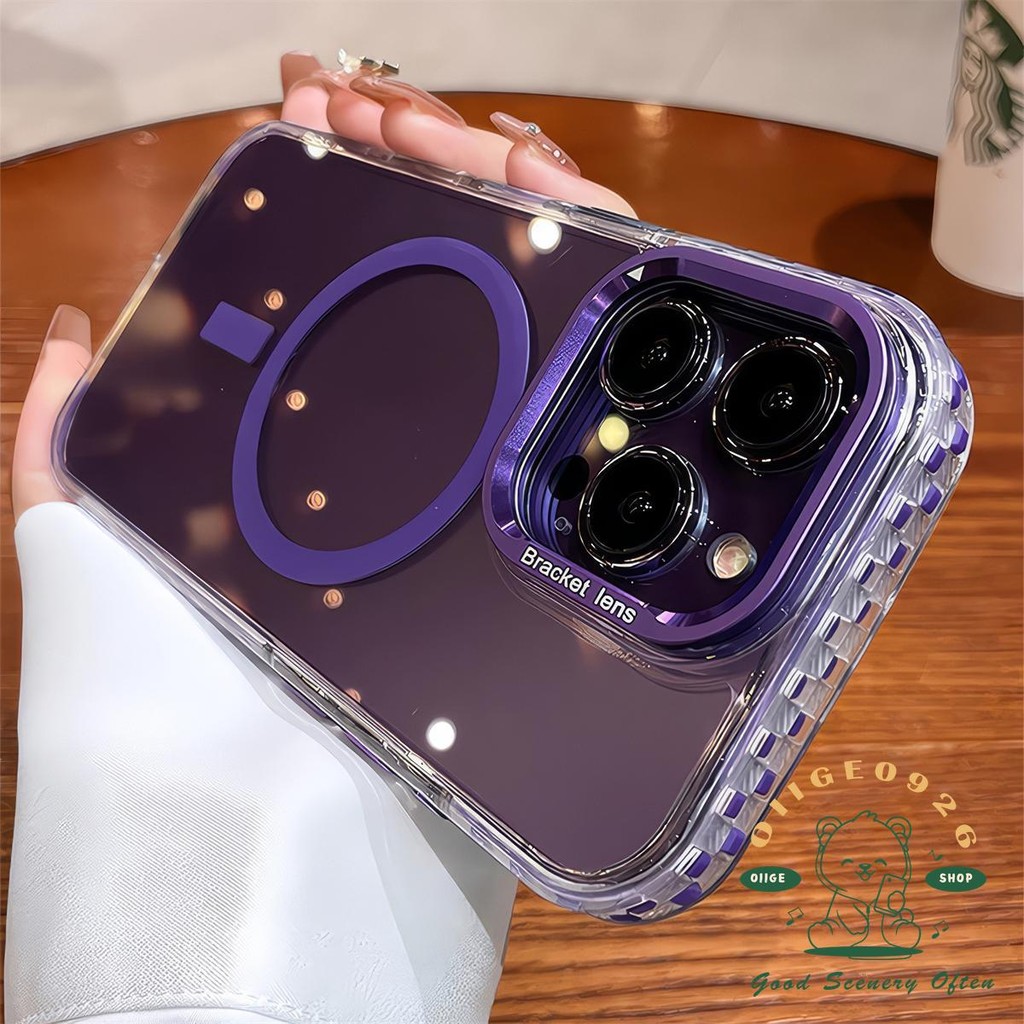 ใหม่ป้องกันการล่มสลายแม่เหล็กเคสโทรศัพท์ iphone16 Pro Max 15 14 13 12 11 ปลอกสําหรับเคส iPhone ซิลิโคนนุ่ม TPU กันกระแทก - รูปที่ 2