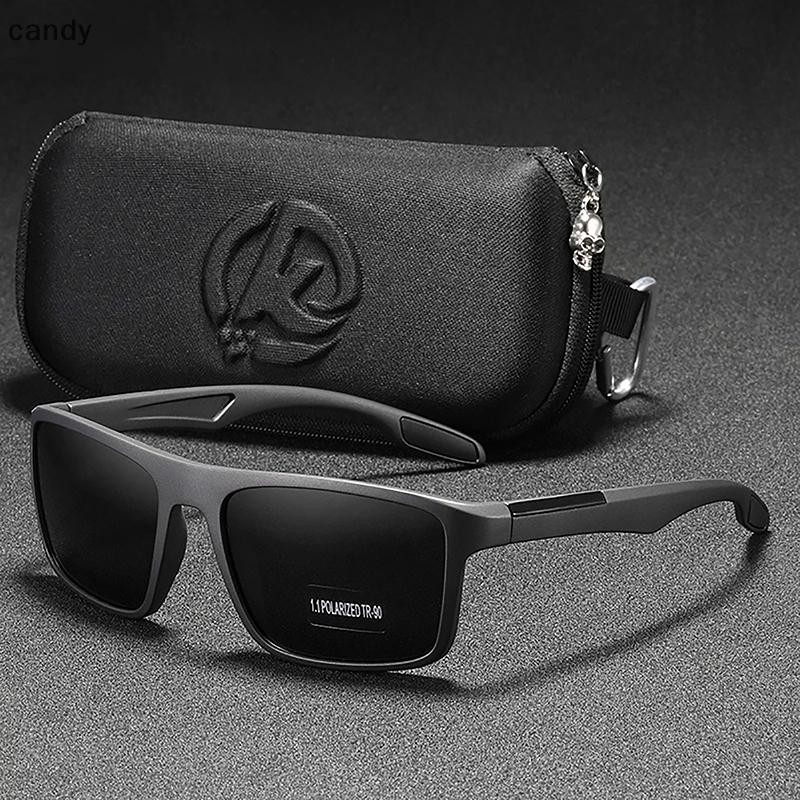 Ndy แว่นตากันแดดโพลาไรซ์กลางแจ้ง Unisex กรอบสีดําผู้ชายผู้หญิง UV400 ขับรถ Travel แว่นตากันแดดชาย Ultralight Anti-glare แว่นตา N