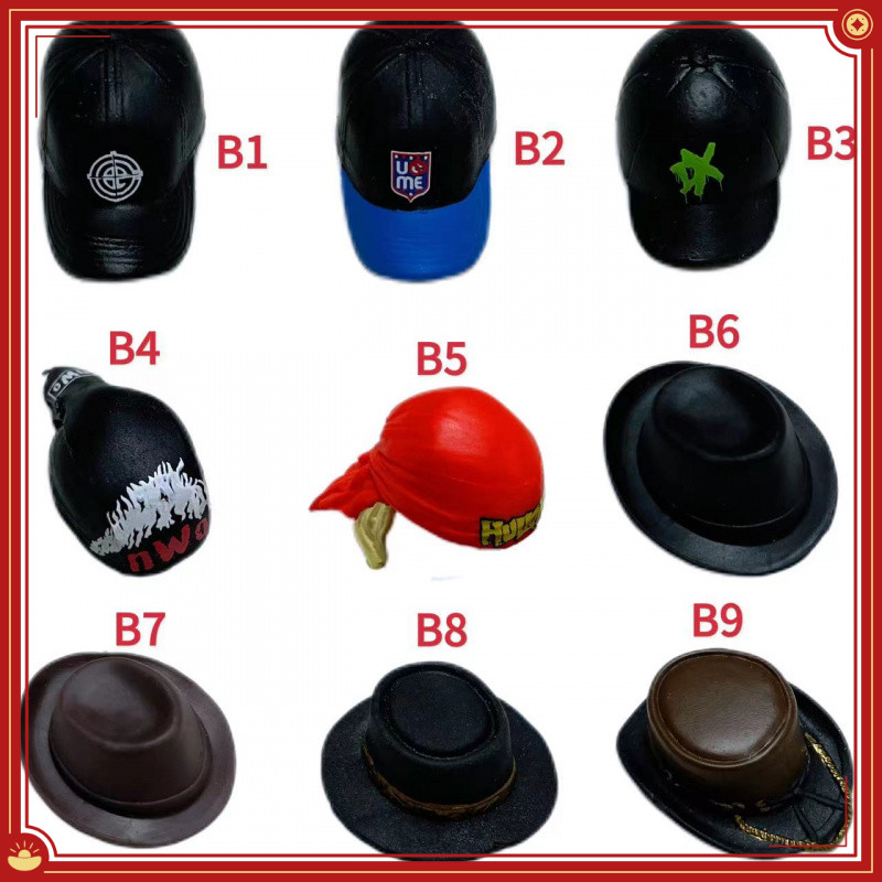 Wwe Wrestler รูปหมวกอุปกรณ์เสริม 6-7 นิ้ว Action figure Props
