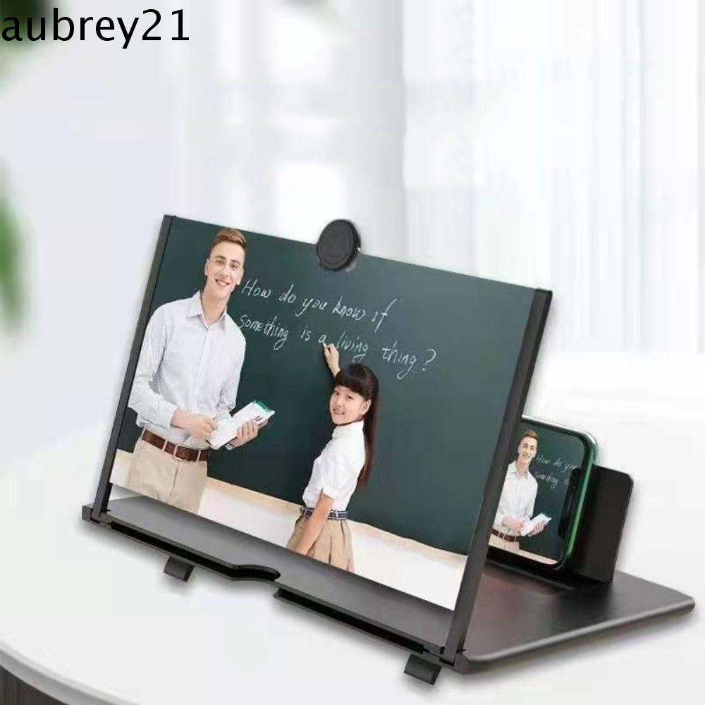 Aubrey1 เครื่องขยายเสียงหน้าจอแว่นขยายโทรศัพท์มือถือขาตั้งโทรศัพท์ที่วางโทรศัพท์ป้องกันดวงตาสําหรับดูทีวีวิดีโอเครื่องขยายเสียงวงเล็บ