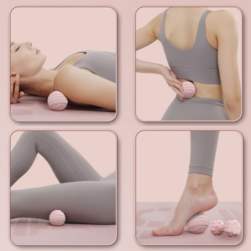 Massage Lacrosses Balls Silicone Fascial Balls Foot Massage Balls Enduring
