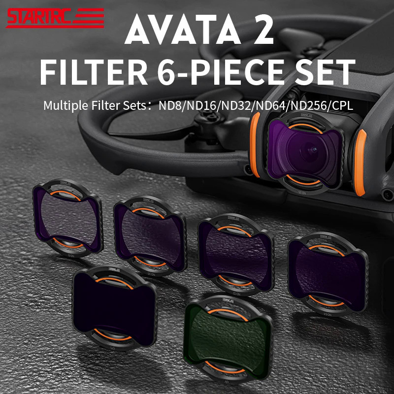 STARTRC ND Filter Set for DJI Avata 2 Camera Lens Filter CPL ND16 ND8 ND32 ND64 ND256 UV Filters Ava