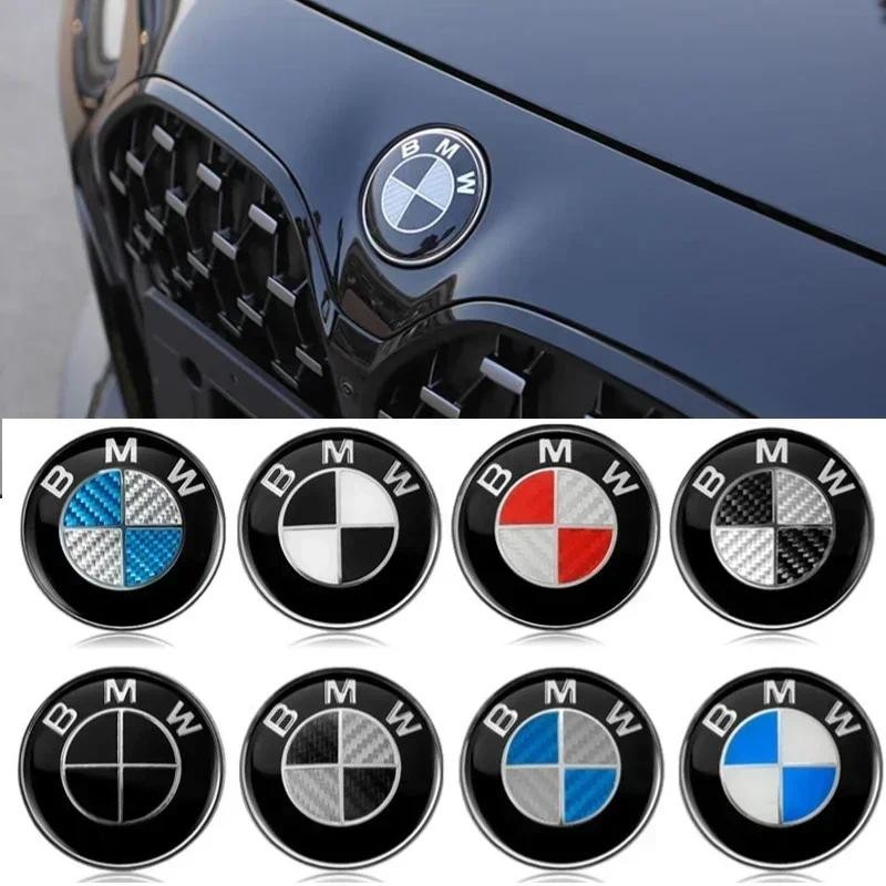 82 มม.74 มม.รถด้านหน้า Hood Emblem Pins Trunk Badge สําหรับ E39 E46 E90 E60 F10 F11 F20 F30 F34 F01 G20 G21 G31 G60 X1 X3 X5 X7