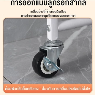 ชั้นวางรถเข็น ชั้นเก็บของในครัว 2/3/4/5/6 ชั้นวางของอเนกประสงค์ รถเข็นอาหาร โครงเหล็ก มันสามารถเคลื่อนไหวได้
