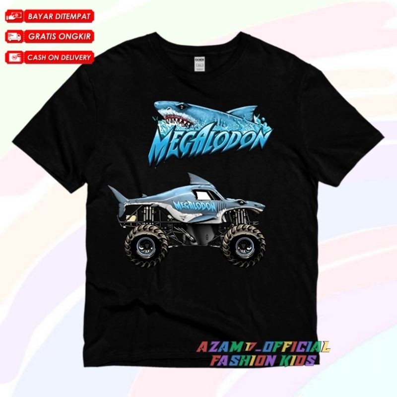 😆✨ Monster Jam Truck Monster Megalodon เด็ก / Monster Truck Megalodon เด็ก 100-150