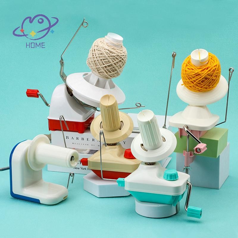 [mayhome] เครื่องม้วนเส้นด้ายแบบใช้มือไฟเบอร์ขนสัตว์คู่มือเครื่องม้วนมือถือ String Ball แบบพกพาสําหรับ DIY อุปกรณ์เย็บผ้า {TH}