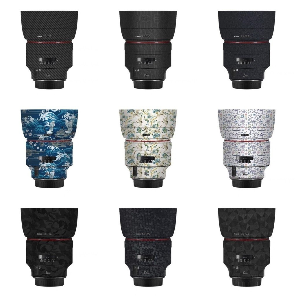 ลาเดินเล่นสำหรับ Canon ef85f1.2สติกเกอร์รุ่นที่สองฟิล์มเลนส์ฟิล์มกันรอยสีคลุมทั้งเครื่องกาวไร้รอย