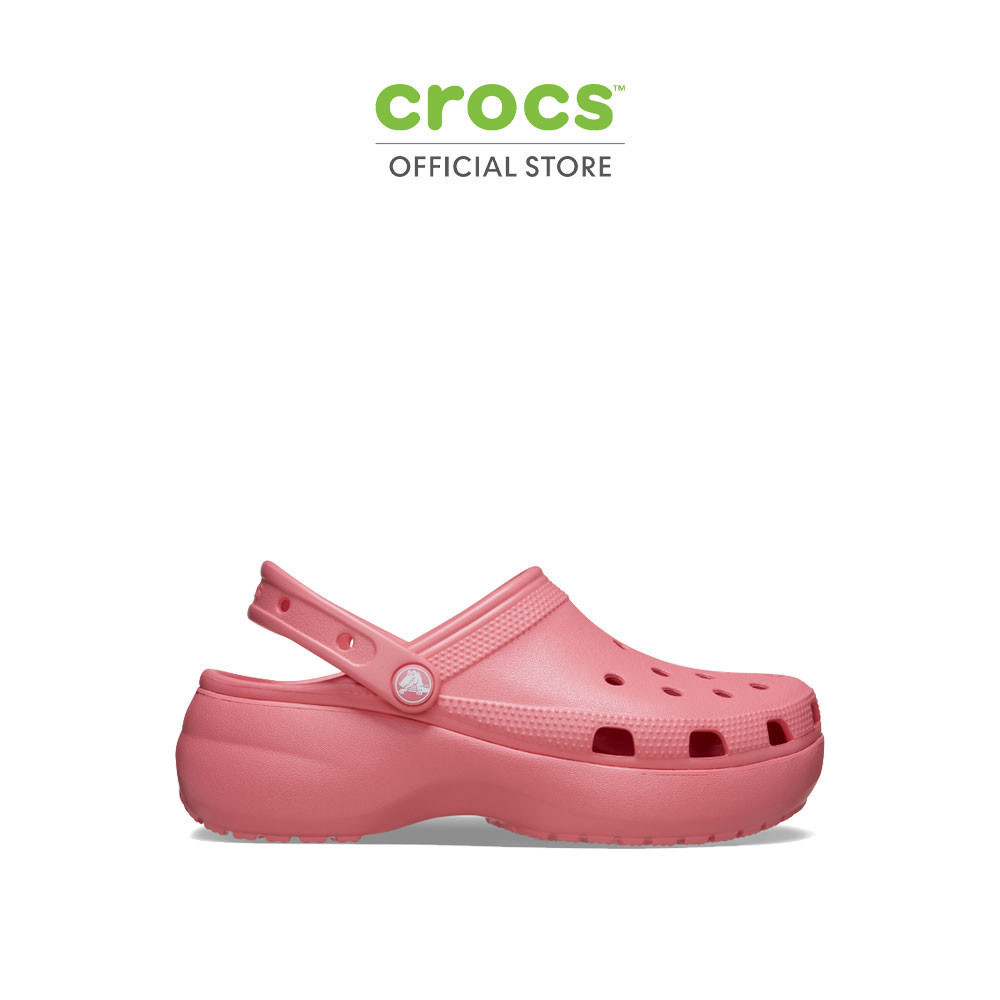 CROCS รองเท้าลำลองผู้หญิง CLASSIC PLATFORM CLOG รุ่น 2067506XF - HOT BLUSH