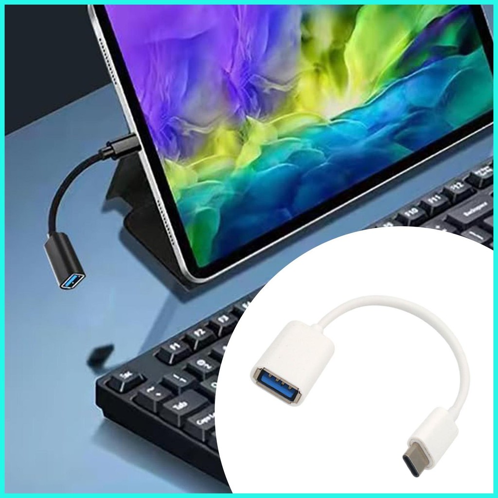 USB Type C OTG สายแบบพกพา OTG USB OTG เทคโนโลยีน้ําหนักเบาหูฟังแปลงอะแดปเตอร์เสียงอะแดปเตอร์ jannyph