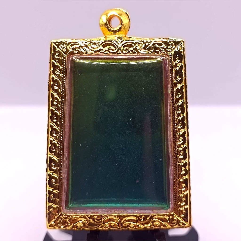 K258 พระสมเด็จโต วัดระฆัง พิมพ์ปรกโพธิ์ เหล็กไหล 7 สี กรอบทองไมครอน ขนาด 2.5x4 ซม. - รูปที่ 2