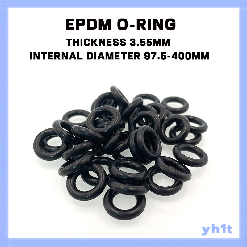 EPDM EPDM โอริงแหวนปิดผนึกความหนา 3.55 มม. เส้นผ่านศูนย์กลางภายใน 97.5-400 มม. YNVA