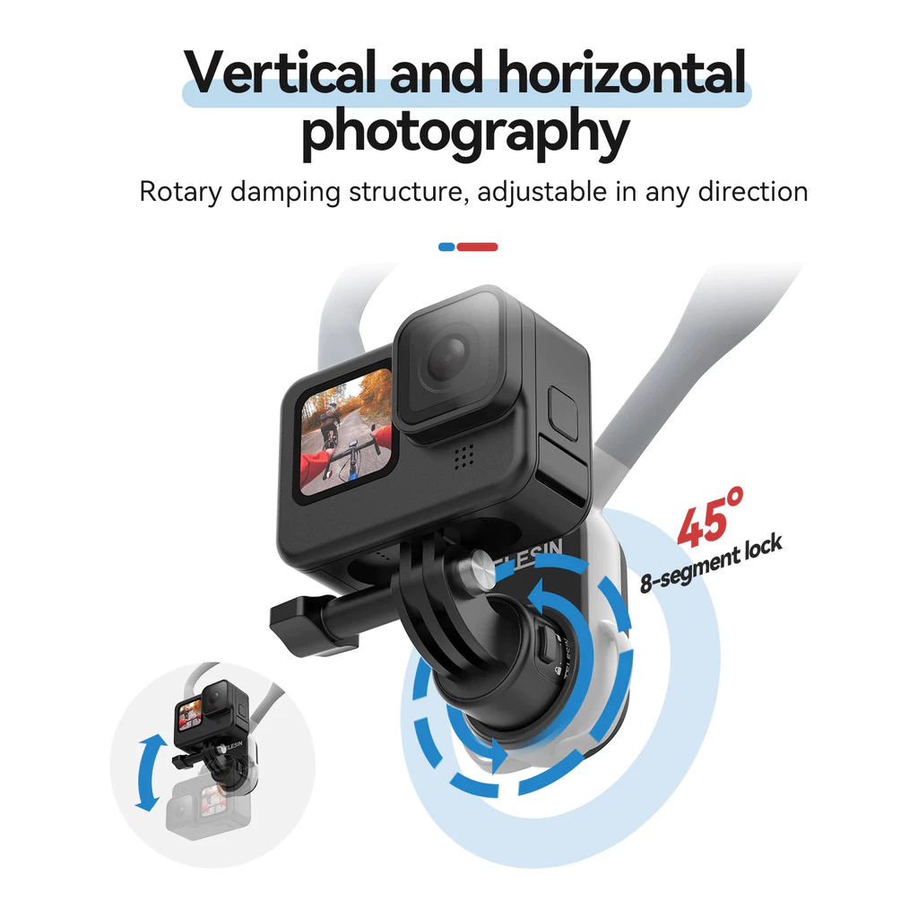 ขายึดคล้องคอ Neck Camera Holder Mount for GoPro Hero 13/12/11/10/9/8/7/6/5/4 และโทรศัพท์ ทุกรุ่น วัสดุABS thumbnail 5