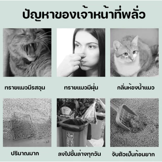 ทรายแมวเต้าหู้ 6L（4ถุง）ออร์แกนิค100% ทรายแมว tofu จับตัวเป็นก้อนไว ทิ้งชักโครกได้ Cat Litter