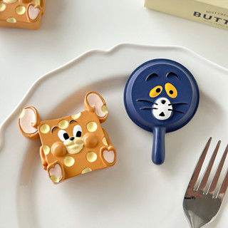 แม่เหล็กตู้เย็นแมวและเมาส์แปลงร่างตุ๊กตาสัตว์การ์ตูนน่ารักสต…