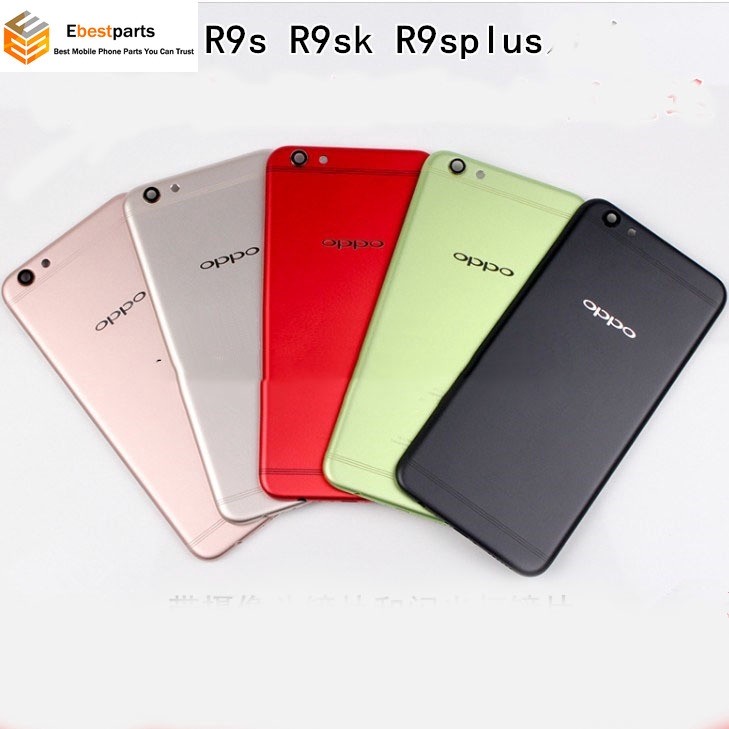 สําหรับ oppo R9S/R9SK/R9SPLUS ฝาหลังแบตเตอรี่ปุ่มด้านข้างประตูกรณีด้านหลัง apartment + เครื่องมือ