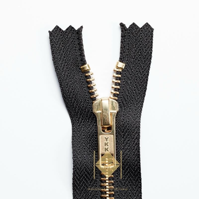 YKK Open-End Auto Lock ซิปโลหะ 8"