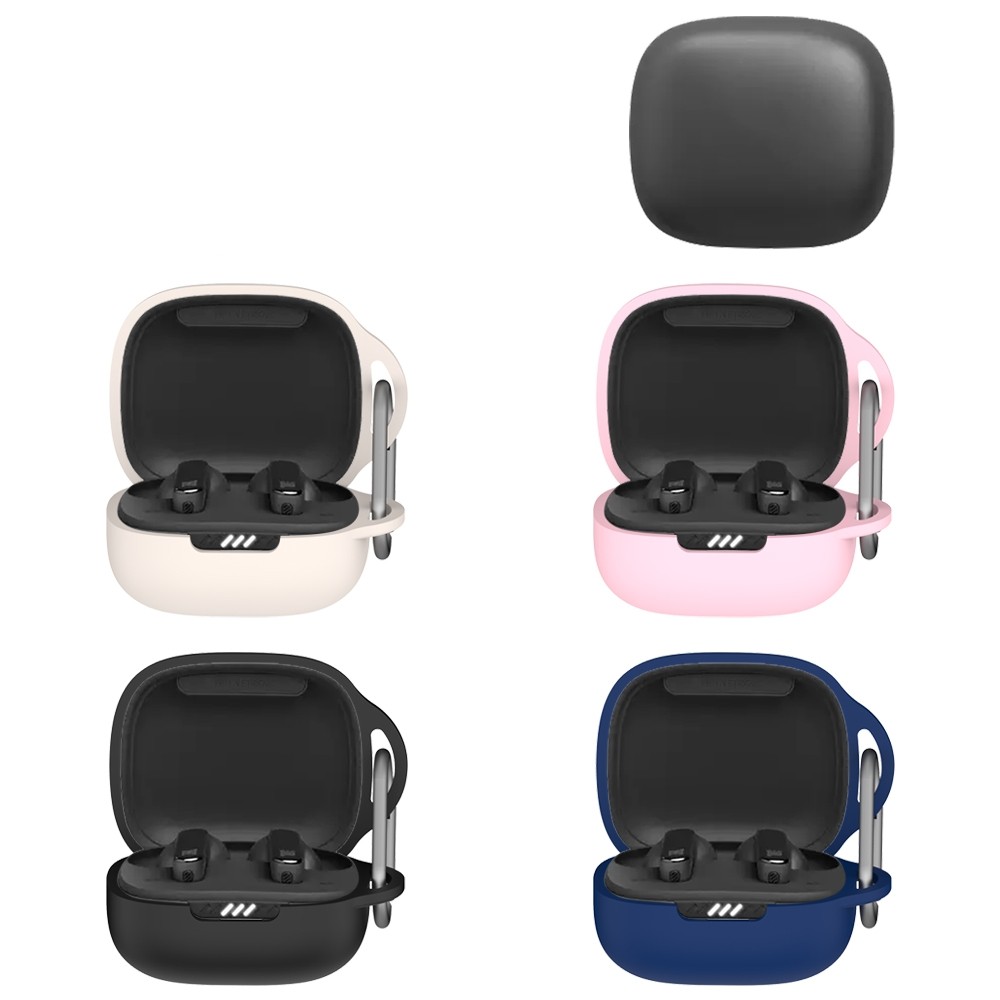 ซิลิโคนนุ่มป้องกันกรณีสําหรับ JBL Live Pro 2 หูฟัง,Protector Anti-Scratch กันกระแทกหูฟังพร้อมพวงกุญแจใช้งานร่วมกับ JBL Live Pro 2 หูฟัง